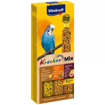 क्रैकर एगिंग, फलों और शहद के लिए व्यवहार करता है - Vitakraft