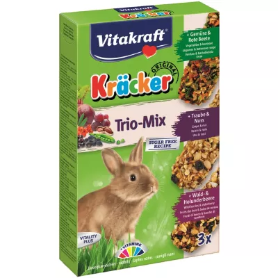 Кракерская еда для карликового ассортимента кролика трио - Vitakraft