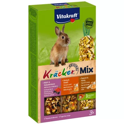 168g Kraker Fondois kwa sungura wa trio-mchanganyiko - VITAKRAFT