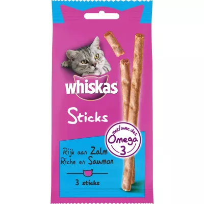 Biscuits pour chat au saumon 3 -18g - WHISKAS