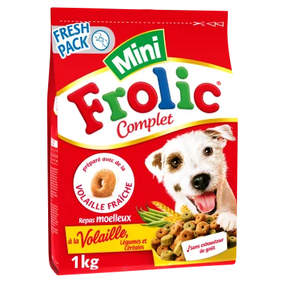 Mini-Geflügel-Hundefutter 1 kg - Frolic