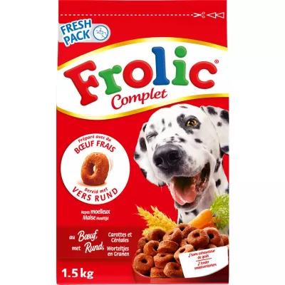 Beef dog food 1.5kg - FROLIC