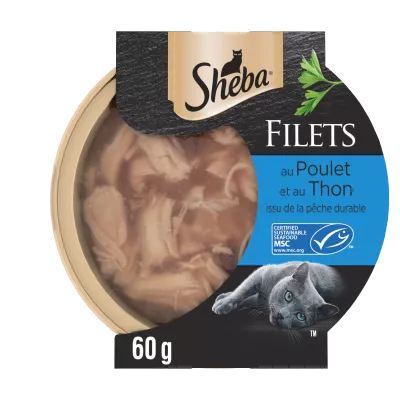 キャットフード チキン＆マグロフィレ入り 60g - Sheba