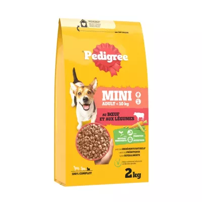 Корм для взрослых мини-собак с говядиной 2 кг. - PEDIGREE