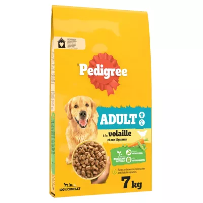 Корм для взрослых собак с птицей и овощами 7кг. - PEDIGREE
