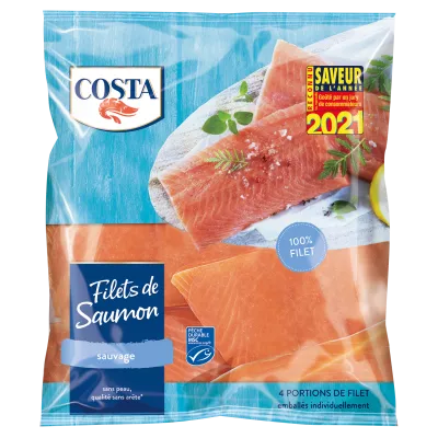 Filets Saumon Sauv Msc 500g