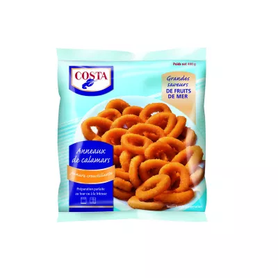 Anelli di calamari panati croccanti 400g - COSTA
