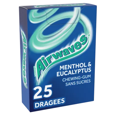 مضغ علكة بلا سكر منتول أوكالبتوس - موجات هوائية