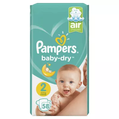 Couches bébé T2 X58 - PAMPERS