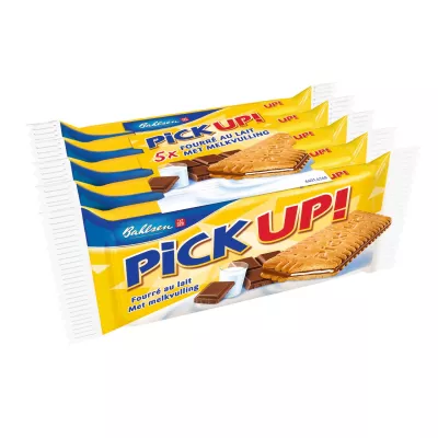 Galletas rellenas de leche 5x28g - PICK-UP