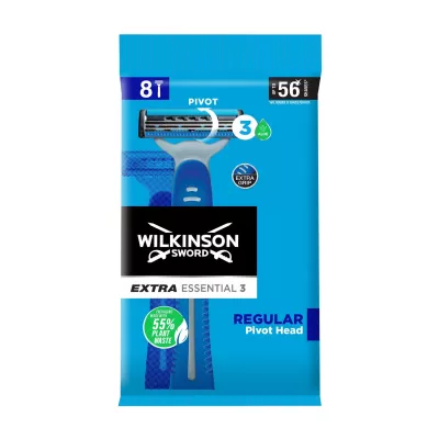 Rasoir Jetable Pivot Extra Essential 3 Regular x8 - WILKINSON