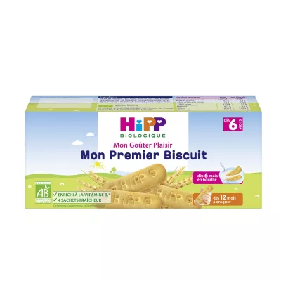 Vidakuzi vya watoto wa kikaboni kutoka miezi 6 4x45g - HIPP BIOLOGIQUE