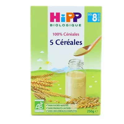 5 céréales bébé dès 8 mois 250g - HIPP