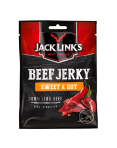 Thịt bò giật ngọt và nóng, 25g - JACK LINK'S