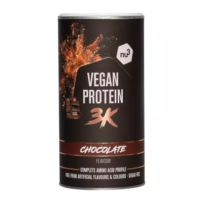 Proteína Vegana En Polvo Con Chocolate 500g - Nu3