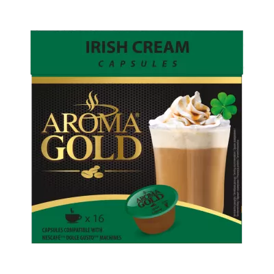 Irish Cream Coffee Compatible Dolce Gusto X 16 - Aroma Gold