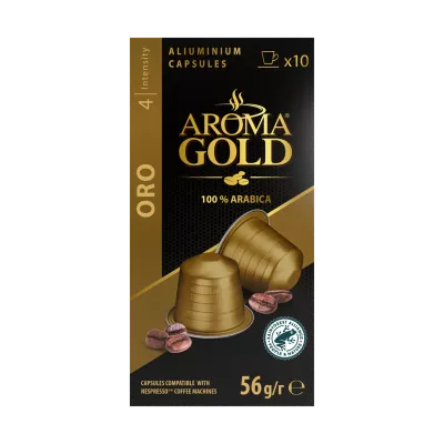 Café Oro Совместимость с Nespresso X 10. (интенсивность 4) - Aroma Gold