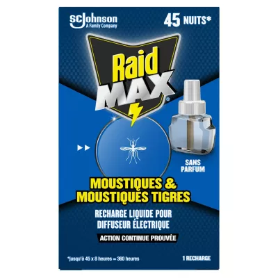 Recharge Répulsif Moustiques et Moustique Tigres - RAID