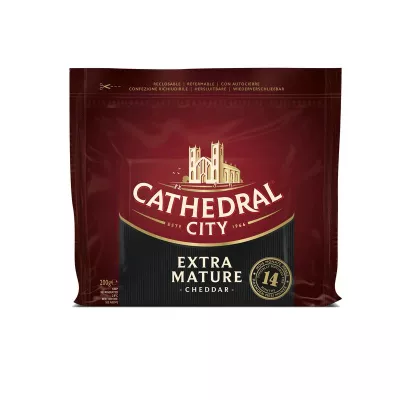 Cheddar Xtra Mature 200g - CATHEDRAL CITY