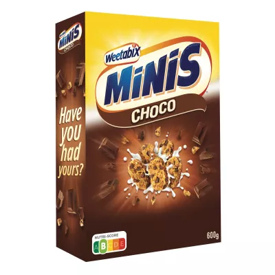 Céréales Crispy Minis choco, 600g - WEETABIX