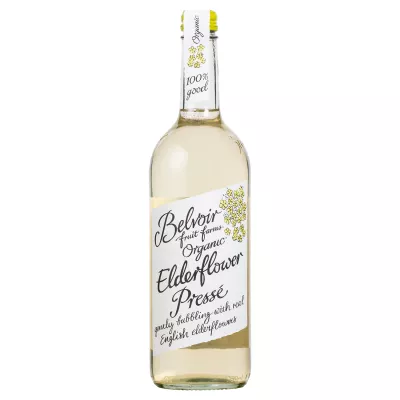 Boisson Pétillante Bio Fleur de Sureau, 75cl - BELVOIR FARM