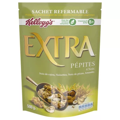 Kelloggs Extra 4 Noix 500g