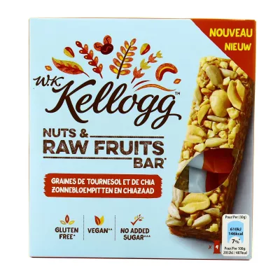 Barre Wkk Nuts Graine 4x30g