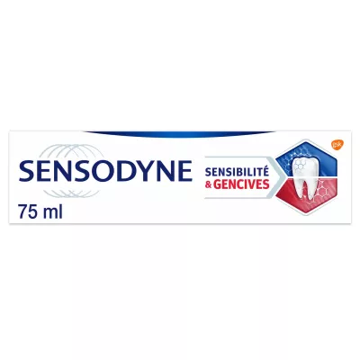 संवेदनशीलता और मसूड़ों वाला टूथपेस्ट 75 मि.ली - SENSODYNE