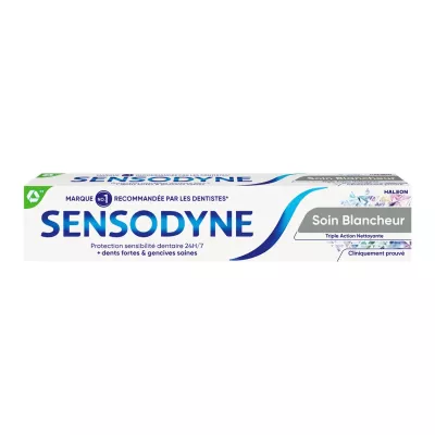 Pasta Dentífrica Tripla Acção Branqueadora 75ml - Sensodyne