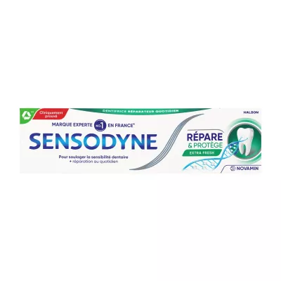 ノバミン エクストラフレッシュ リペア & プロテクト歯磨き粉 75ml - Sensodyne