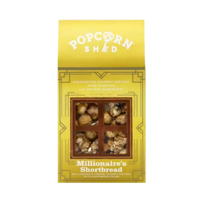 Millionaire Shortbread Popcorn Shed 80g - Popcorn Shed