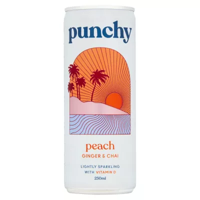 Bevanda analcolica alla pesca. Zenzero E Chai 250 Ml - Punchy