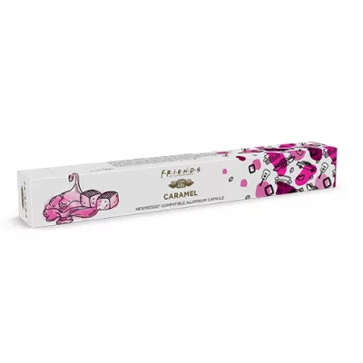 Caramel Flavor Coffee X10 Nespresso Compatible Capsules - Friends