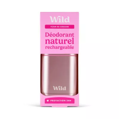 Déodorant stick Naturel Rechargeable Fleur de Cerisier 40g - WILD