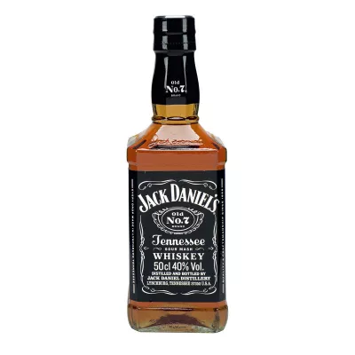 Whisky Tennessee añejo N°7, 40°, botella de 50cl, JACK DANIEL'S