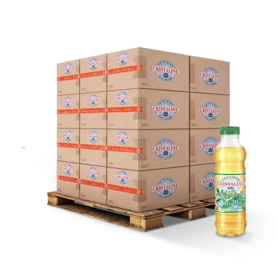 Eau De Source Goût Thé Vert Menthe 50cl Fr X24 - CRISTALINE