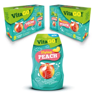 Refreshing Peach Drink 200ml - Vitago