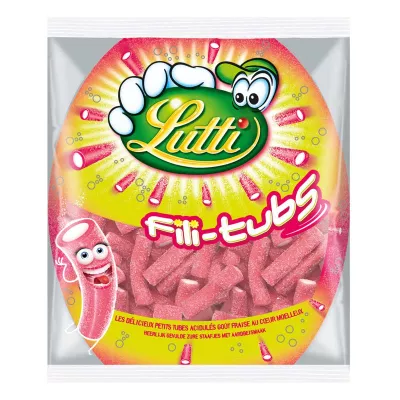Fili Tubs Strawberry Candy; 200g - LUTTI