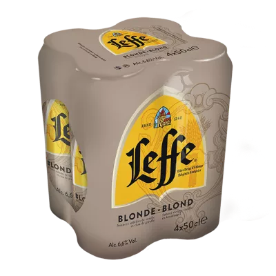 Бельгийское светлое пиво, 6,6°, 4x50cl - LEFFE