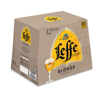 ブロンドビール、12x25cl - LEFFE