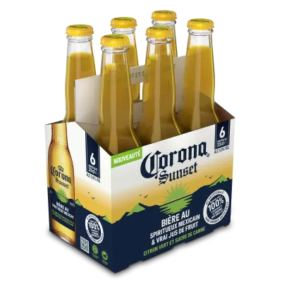 Sunset Lime and Cane Sugar Beer, 5.9°, 6x33cl - CORONA