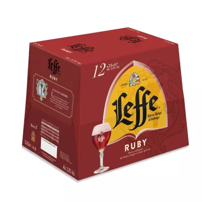 Красное пиво, 5°, 12x25cl - LEFFE