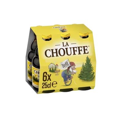 بيرة شقراء، 8 درجات، 6 × 25 سنتيلتر - LA CHOUFFE