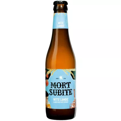 Cerveza Blanca Aromatizada, 5,5°, 33cl - MORT SUBITE