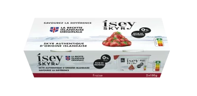 Isey Skyr Pot Fraise 2x150g