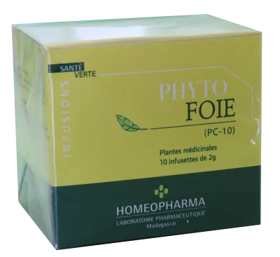 Phytotherapie Traditionnelle  Pc10-phyto-foie Bte / 20 Infusettes - Homeopharma
