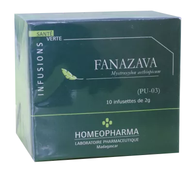 Phyto-unitaires (pu)  Pu-03 Phyto-fanazava Bte/ 10 Infusettes - Homeopharma