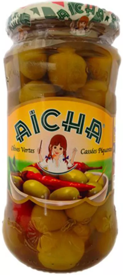 Spicy broken green olives - TROPIC APERO