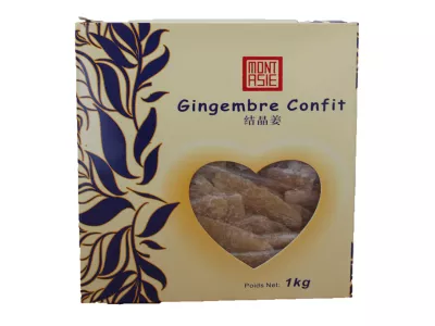 生姜砂糖漬け スライス 1kg - MONT ASIE