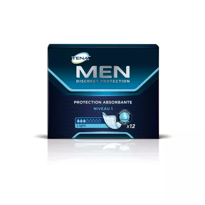 Shorts boxer com proteção contra vazamento urinário para homens nível 1 masculino ajuste ativo - TENA